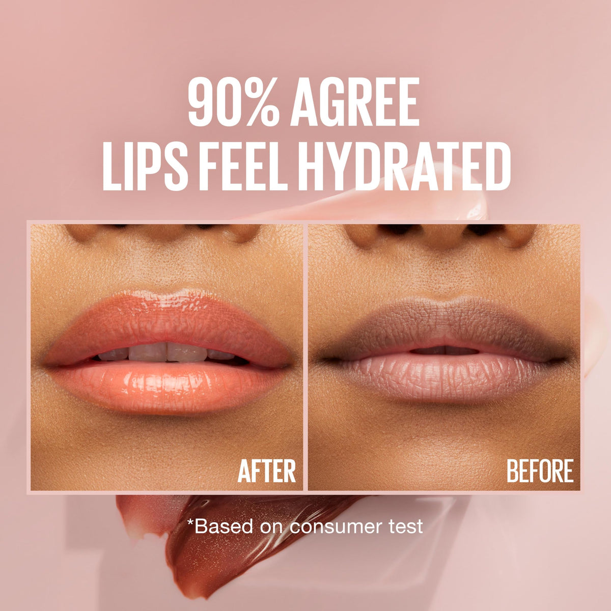 MAYBELLINE tube closeup emphasizing label detail and hyaluronic acid benefit