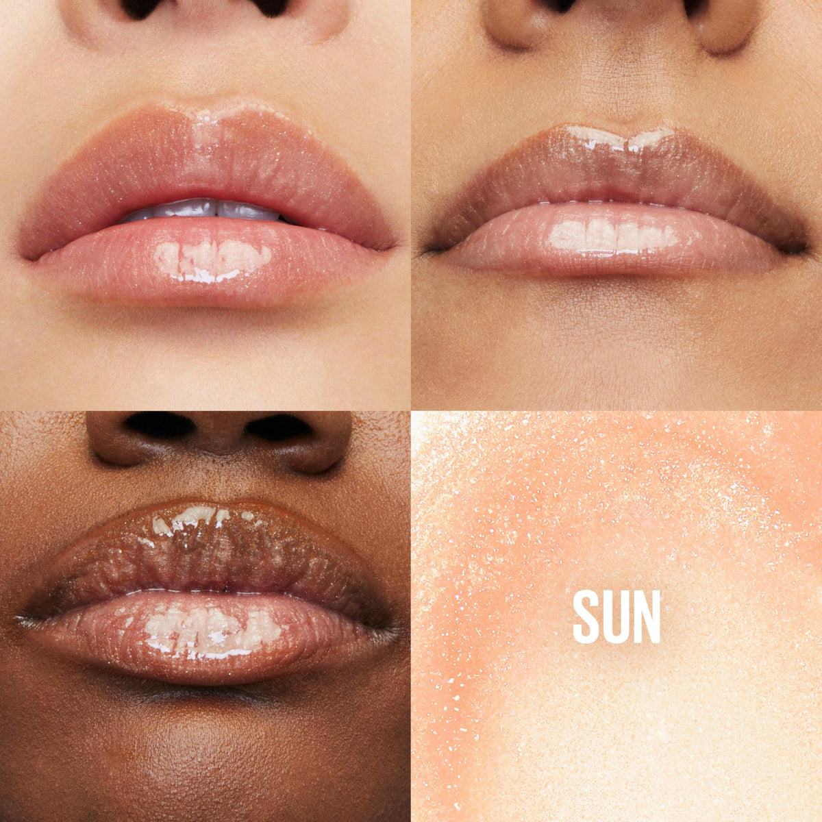 MAYBELLINE Lifter Gloss XL wand close-up demonstrating applicator for even, quick coverage