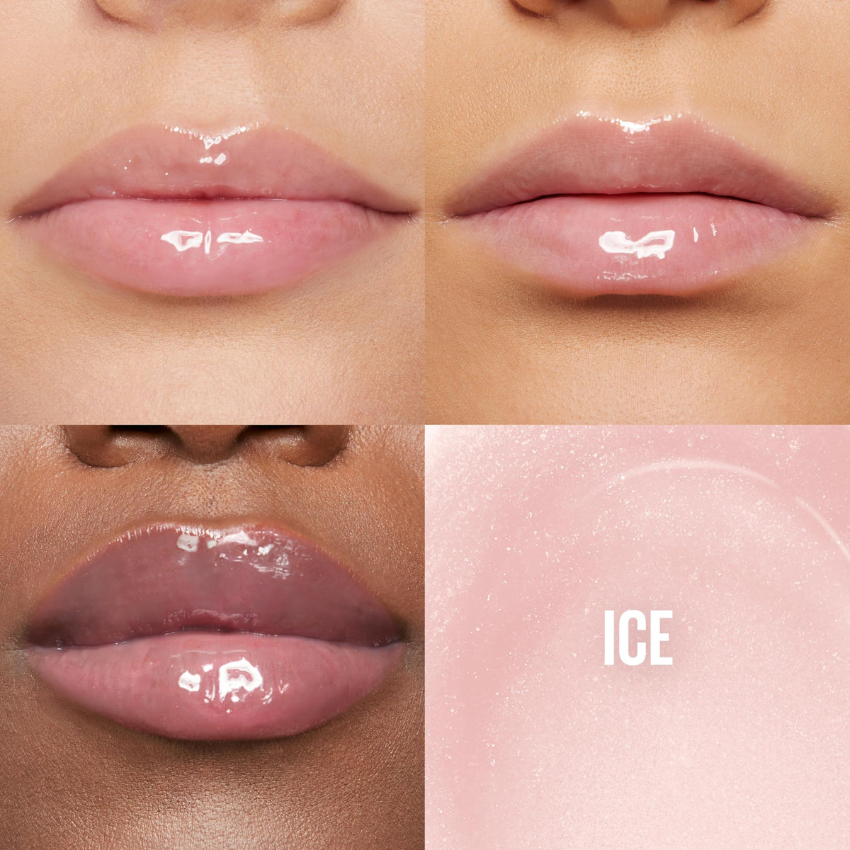 Maybelline Lifter Gloss XL wand applicator demonstrating quick even coverage