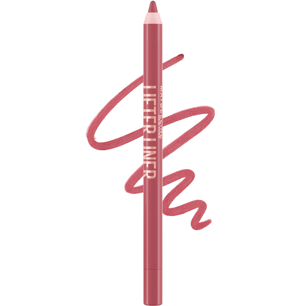 Maybelline Lifter Liner front view showing sleek pencil and color options, easy precision