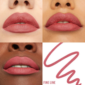 Maybelline pencil sharpenable tip close-up highlighting fine point for precise lining