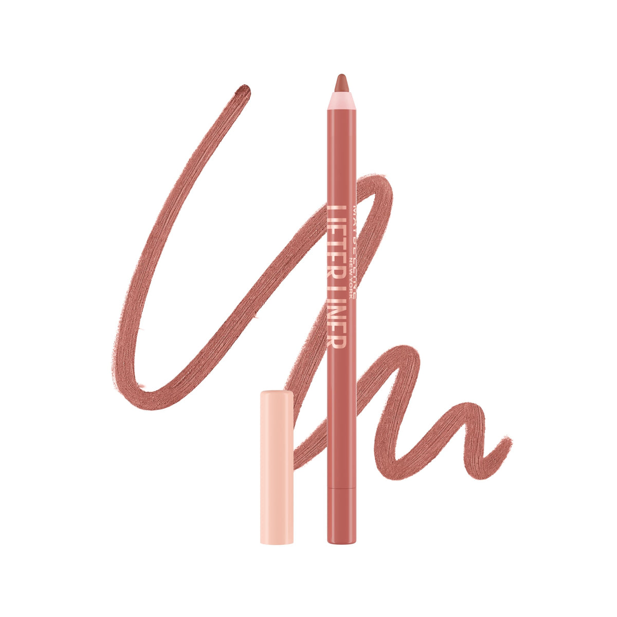 Maybelline Lifter Liner length comparison next to a coin showing portability for touch-ups