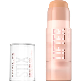 MAYBELLINE front view of Lifter Stix showing twist mechanism and portability benefit