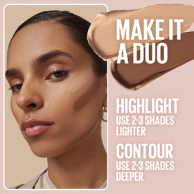 MAYBELLINE Lifter Stix next to cranberry seed oil ingredient showing moisturizing benefit