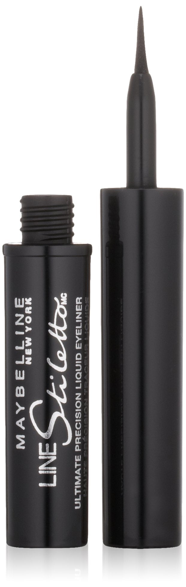Maybelline Line Stiletto front packaging showing pen and bold black pigment benefit