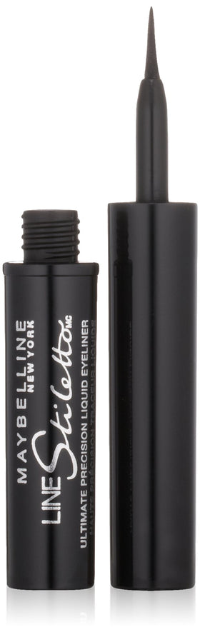 Maybelline Line Stiletto front packaging showing pen and bold black pigment benefit