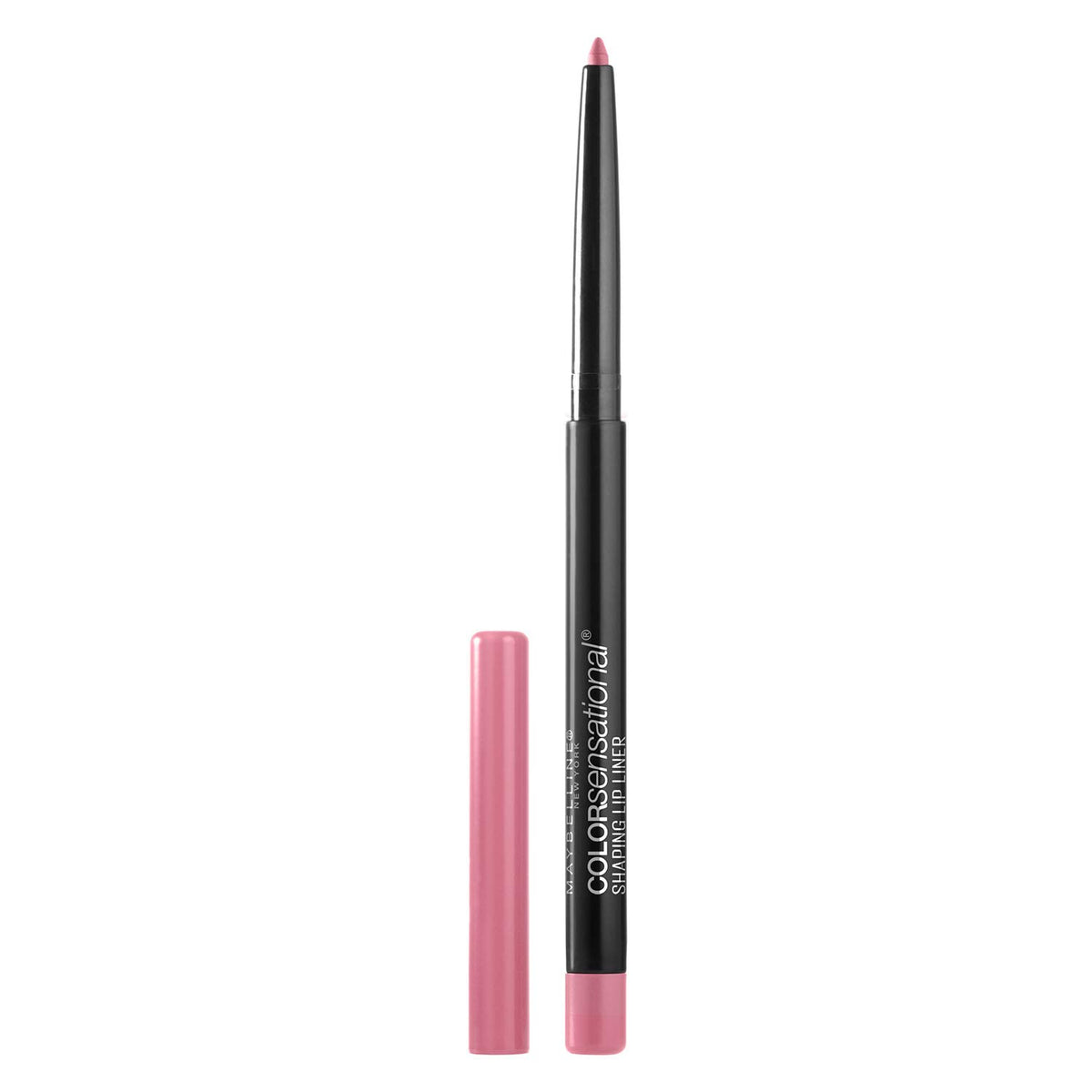 Maybelline lip liner held in hand for scale, compact design ideal for travel and quick fixes benefit