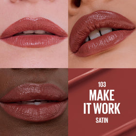MAYBELLINE angled bullet close-up for precise lip definition