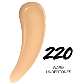 Maybelline creamy texture close-up showing lightweight blendability and smooth finish
