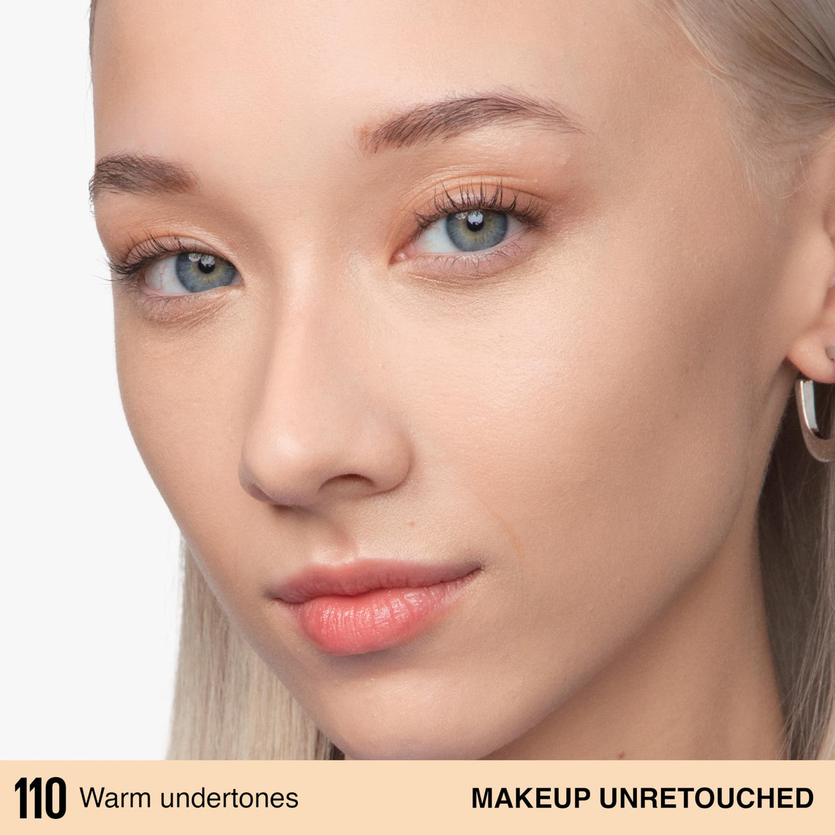 Maybelline texture swatch showing smooth, lightweight finish and blendability