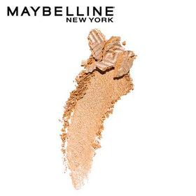 Maybelline Master Chrome arm swatches showing Molten Gold payoff and color range