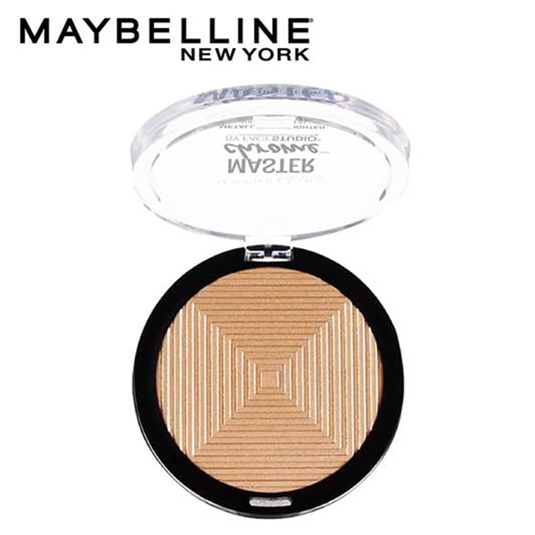 Maybelline Master Chrome powder close-up texture highlighting fine pearl pigments