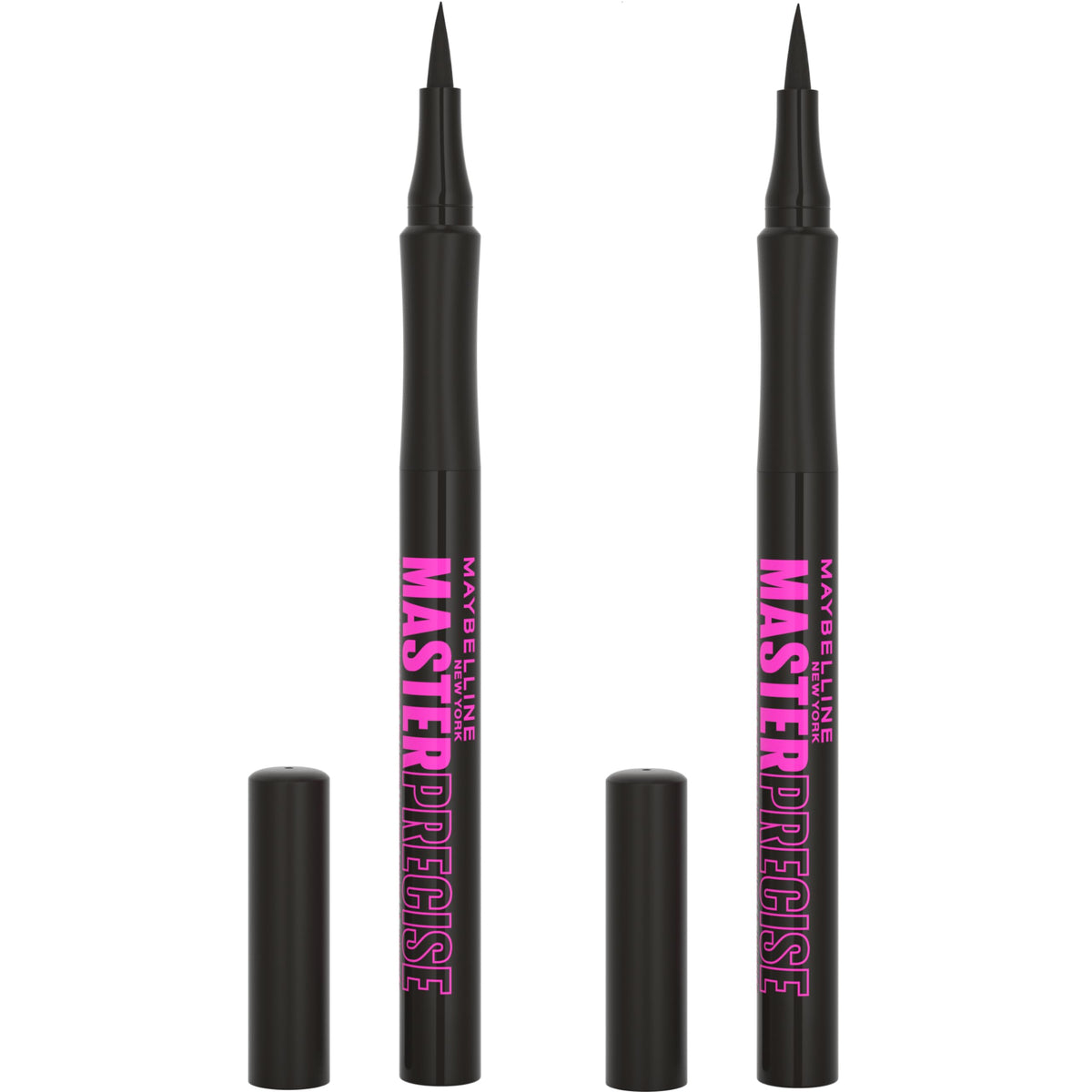 Maybelline front packaging shows two waterproof eyeliners, convenient value