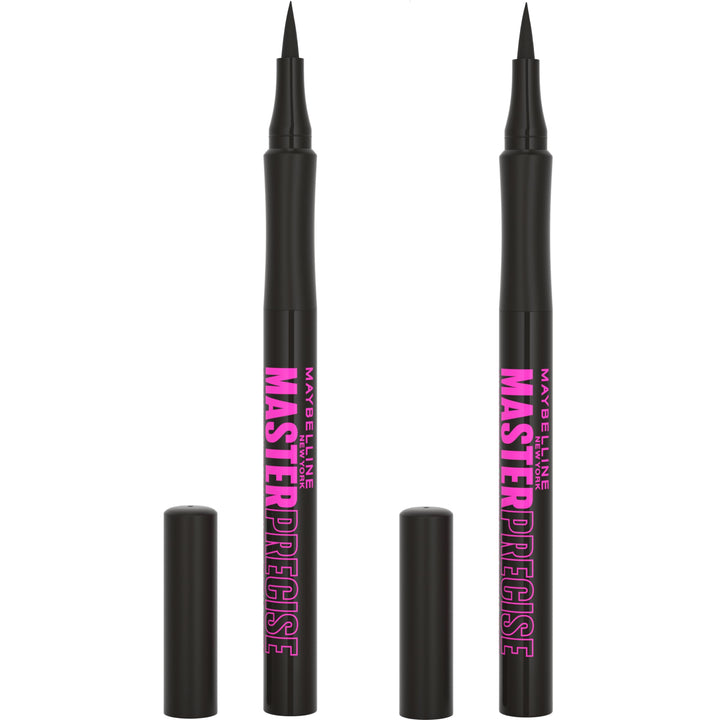 Maybelline front packaging shows two waterproof eyeliners, convenient value
