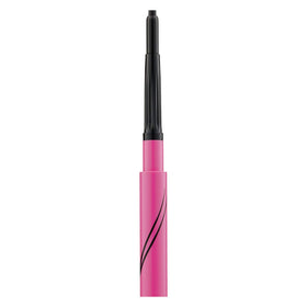 Maybelline Master Precise black gel swatch showing smooth opaque pigmentation