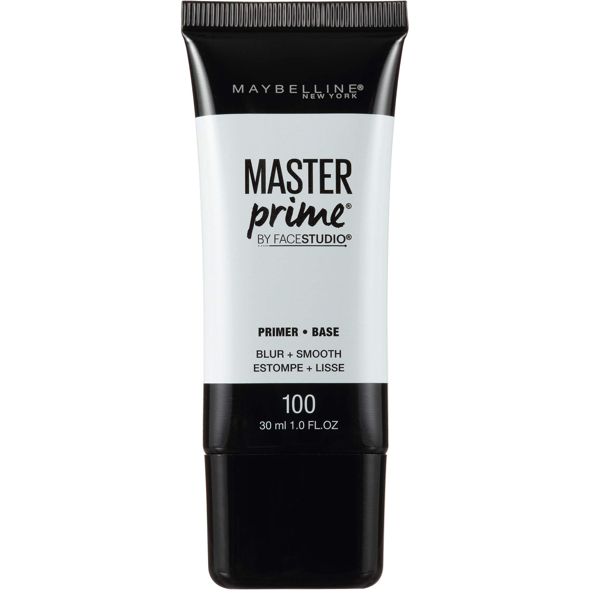 Maybelline Master Prime front packaging showing bottle and label benefits