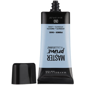 MAYBELLINE Master Prime texture close-up highlighting smooth water-based formula benefit