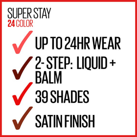 MAYBELLINE on model showcasing Unlimited Raisin vivid payoff