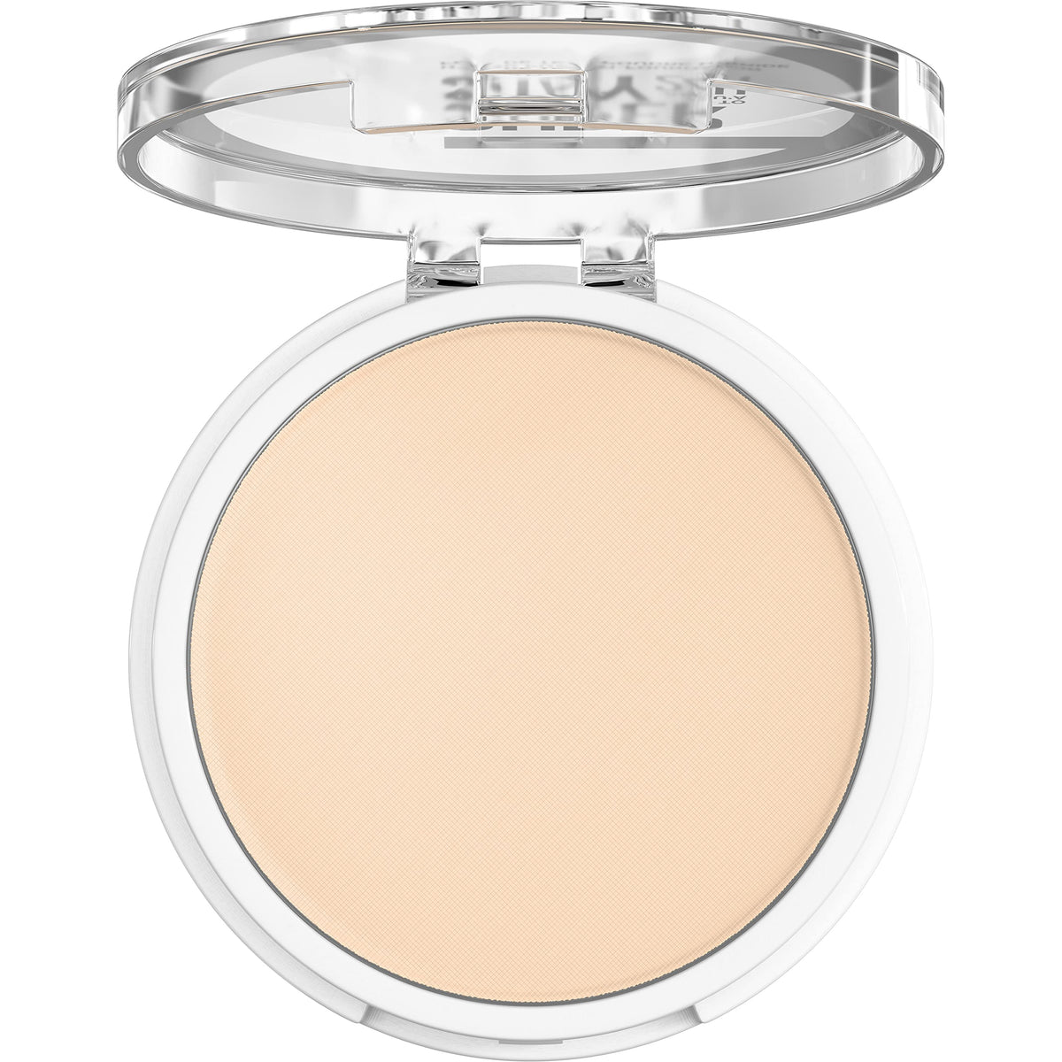 MAYBELLINE open compact displaying powder texture and smooth application benefit