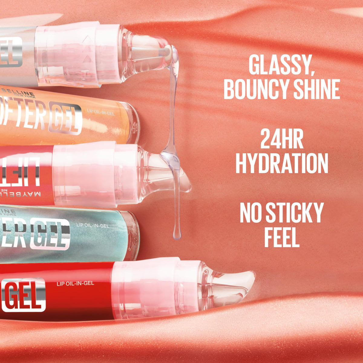 MAYBELLINE pen applicator detail for precise, mess-free application
