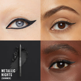 MAYBELLINE close-up of sharpened pencil tip for precise lining and control