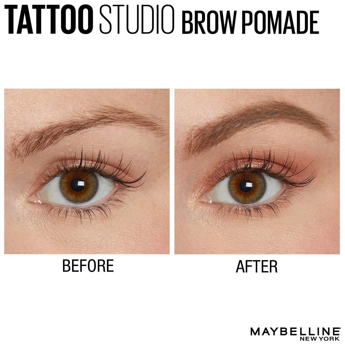Maybelline creamy pomade texture swipe demonstrating buildable matte coverage
