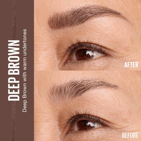 Maybelline close-up of ultra-slim 1.5mm tip demonstrating precise strokes