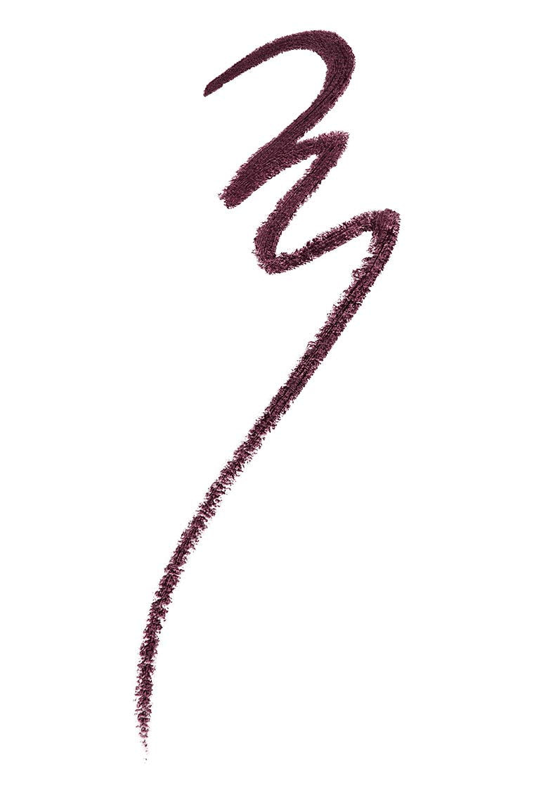 Maybelline pencil beside a lipstick for scale and pairing suggestion to coordinate looks