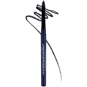 Maybelline sapphire front view showing bold blue color and pencil design benefit precision