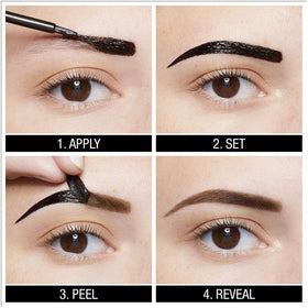 Maybelline product beside ruler showing 4.9 ml size and included contents