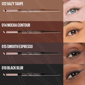 Maybelline next to common items showing compact travel-friendly size