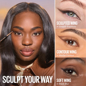 MAYBELLINE Sculpting Stix slanted brush detail for effortless blending