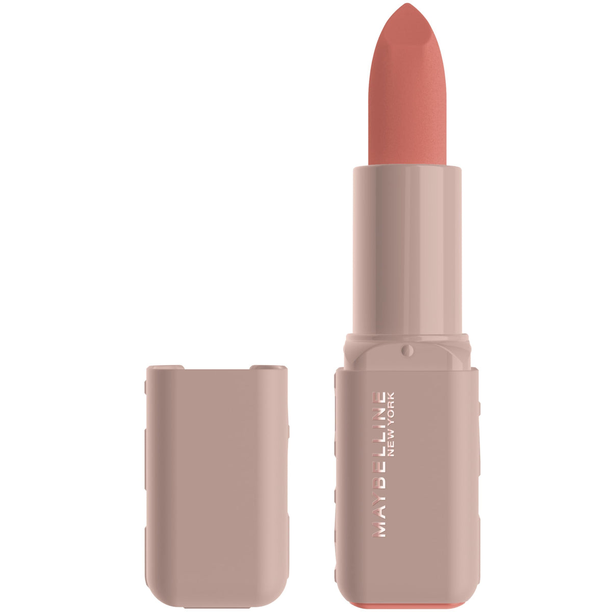 Maybelline serum lipstick front packaging showing compact tube and shade ID
