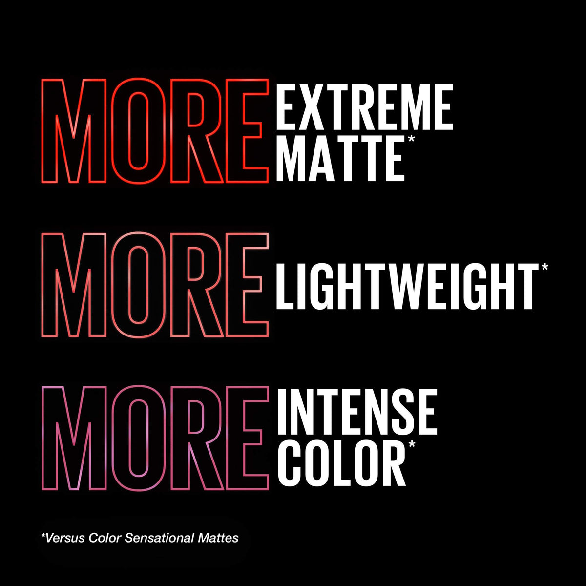 MAYBELLINE single shade swatch on arm demonstrating buildable, intense mauve pigment