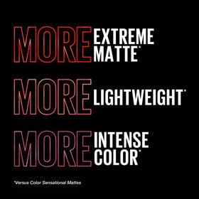 MAYBELLINE single shade swatch on arm demonstrating buildable, intense mauve pigment