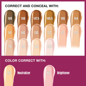 MAYBELLINE held in hand to show compact size and travel convenience