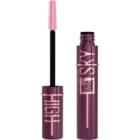 Maybelline bottle front showing Burgundy Haze shade and lightweight benefit