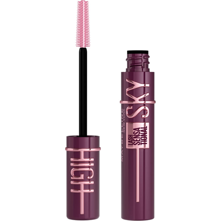 Maybelline bottle front showing Burgundy Haze shade and lightweight benefit