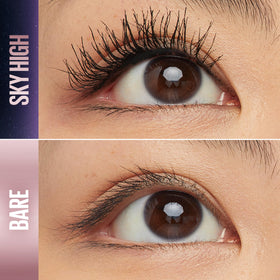 Maybelline Sky High Flex Tower brush close-up showing bend and precise separation benefit