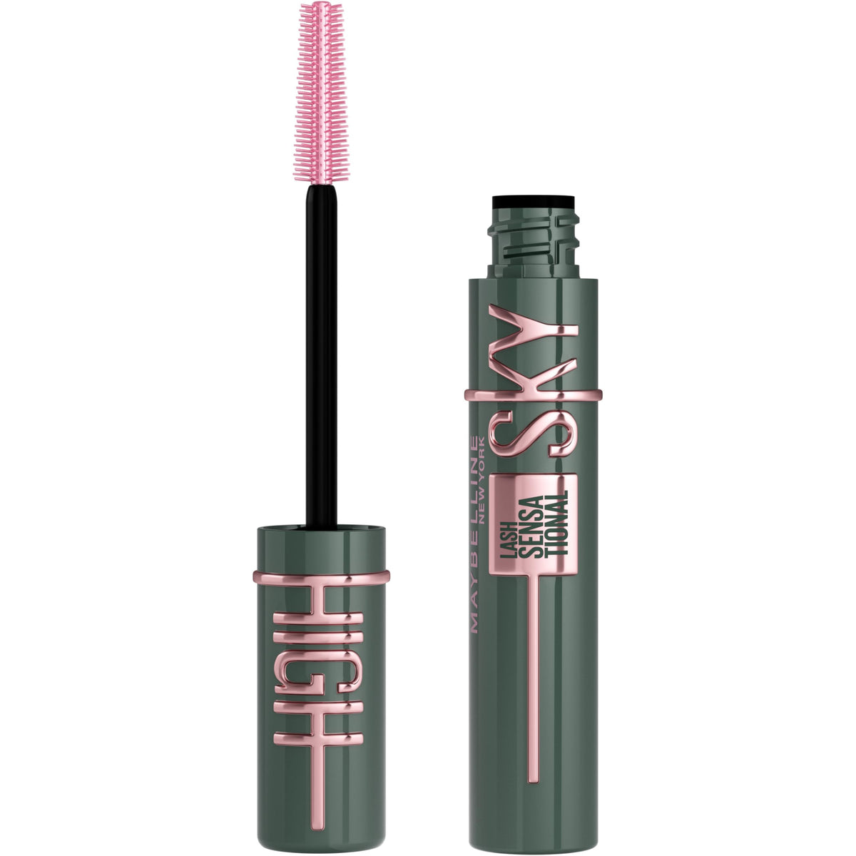Maybelline Sky High Green Altitude front packaging showing shade and tube