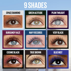 Maybelline mascara staged with other makeup showing easy layering and daily routine benefits