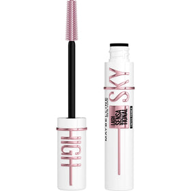 Maybelline Sky High primer front packaging shows product and shade with clear benefit