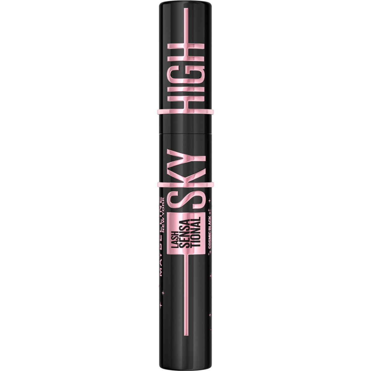 Maybelline Sky High next to coin for size comparison and portability benefit