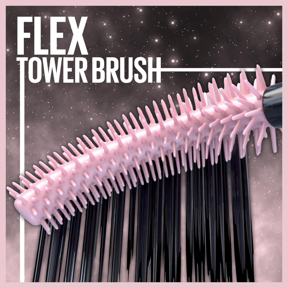 Maybelline Sky High before and after lashes demonstrating dramatic length