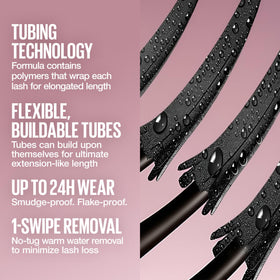 Maybelline Sky Tubes scale comparison held by fingers, compact travel-friendly size