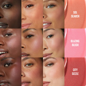 Maybelline Sunkisser close-up of liquid texture highlighting creamy finish and easy skin fusion