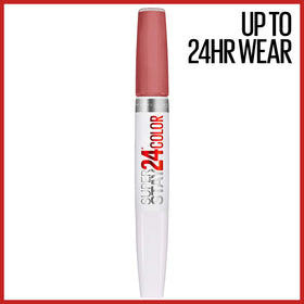 MAYBELLINE precision tip applicator showing accurate color placement for neat lips