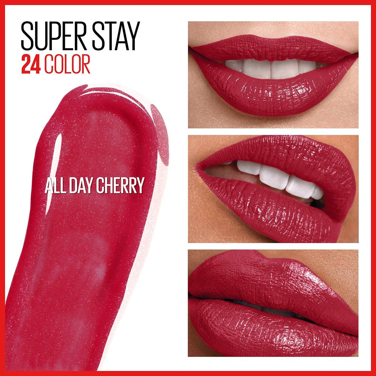Maybelline balm close-up demonstrating creamy texture that conditions lips
