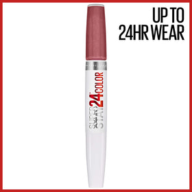 MAYBELLINE dual-ended tube detail displays color and balm compartments