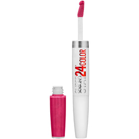 Maybelline Super Stay 24 front packaging showing product pair and shade benefits